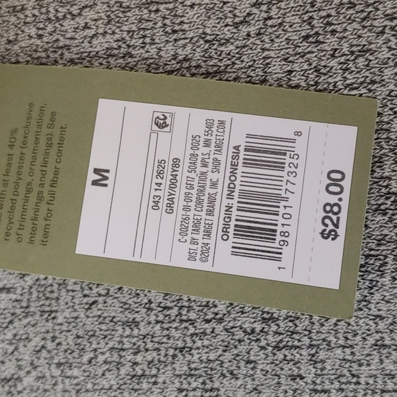 NWT Goodfellow & Co Men's Soft Hooded Pullover Grey Size M - Picture 8 of 9